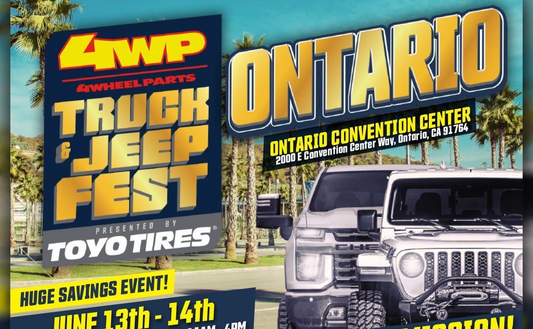 4 Wheel Parts Truck and Jeep Fest partial flyer June 2026